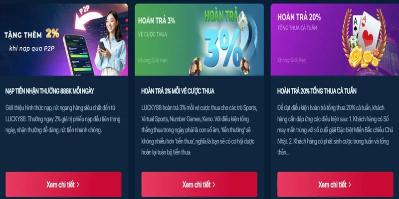 Hình ảnh minh họa các loại hình cá cược đa dạng có sẵn trên ứng dụng nk888.